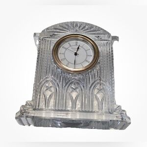 Vintage Waterford crystal Decorative clock Tested Still Works